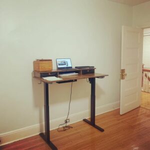 Fezibo standing desk setup